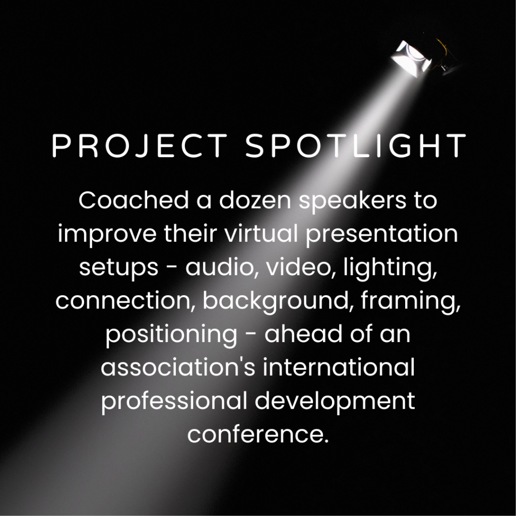 Speech coaching spotlight